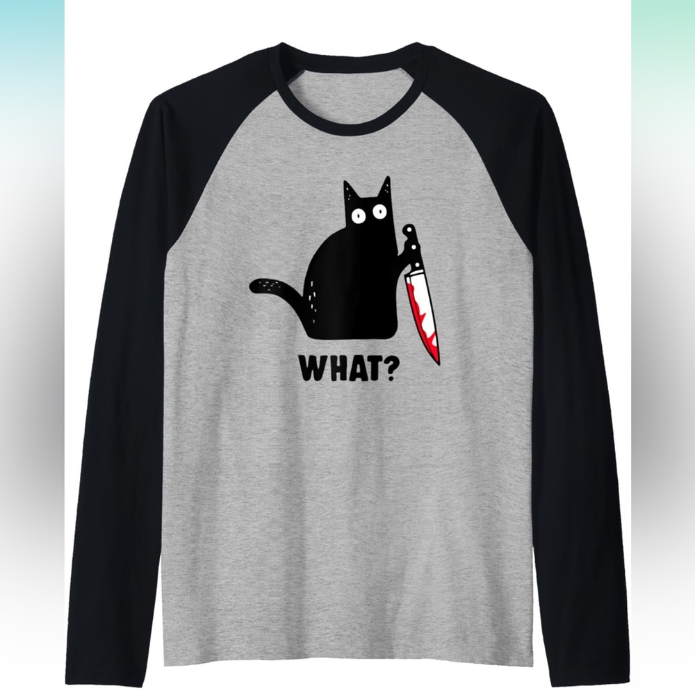 Halloween Black Cat T Shirt Sz M